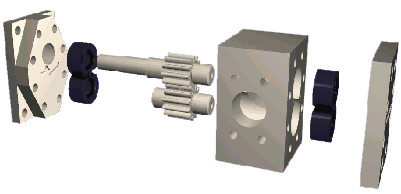 modules of a variopumps gear pump
